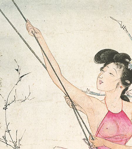 阿荣旗-胡也佛的仕女画和最知名的金瓶梅秘戏图